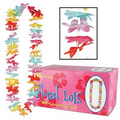 Multi Color Floral Leis w/ 16 Count Case Box